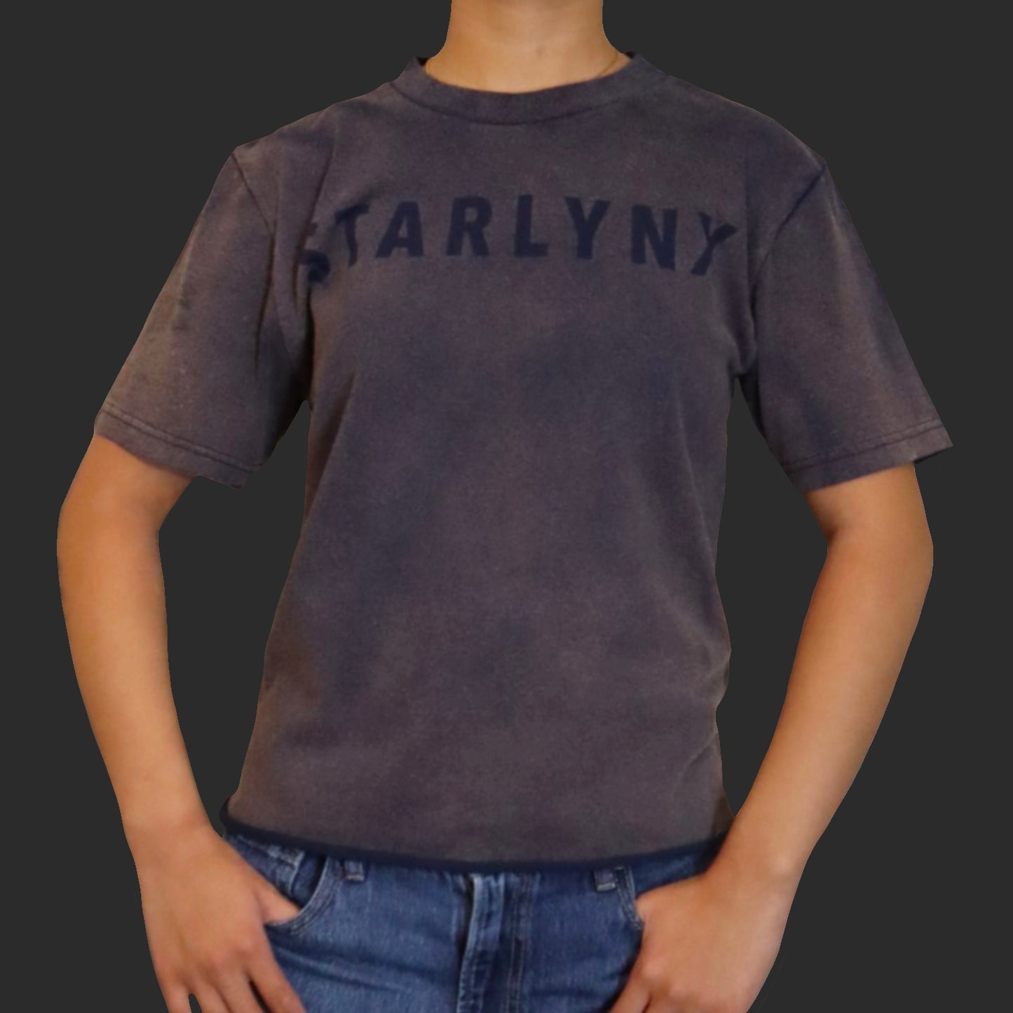 Faded Cropped Tee