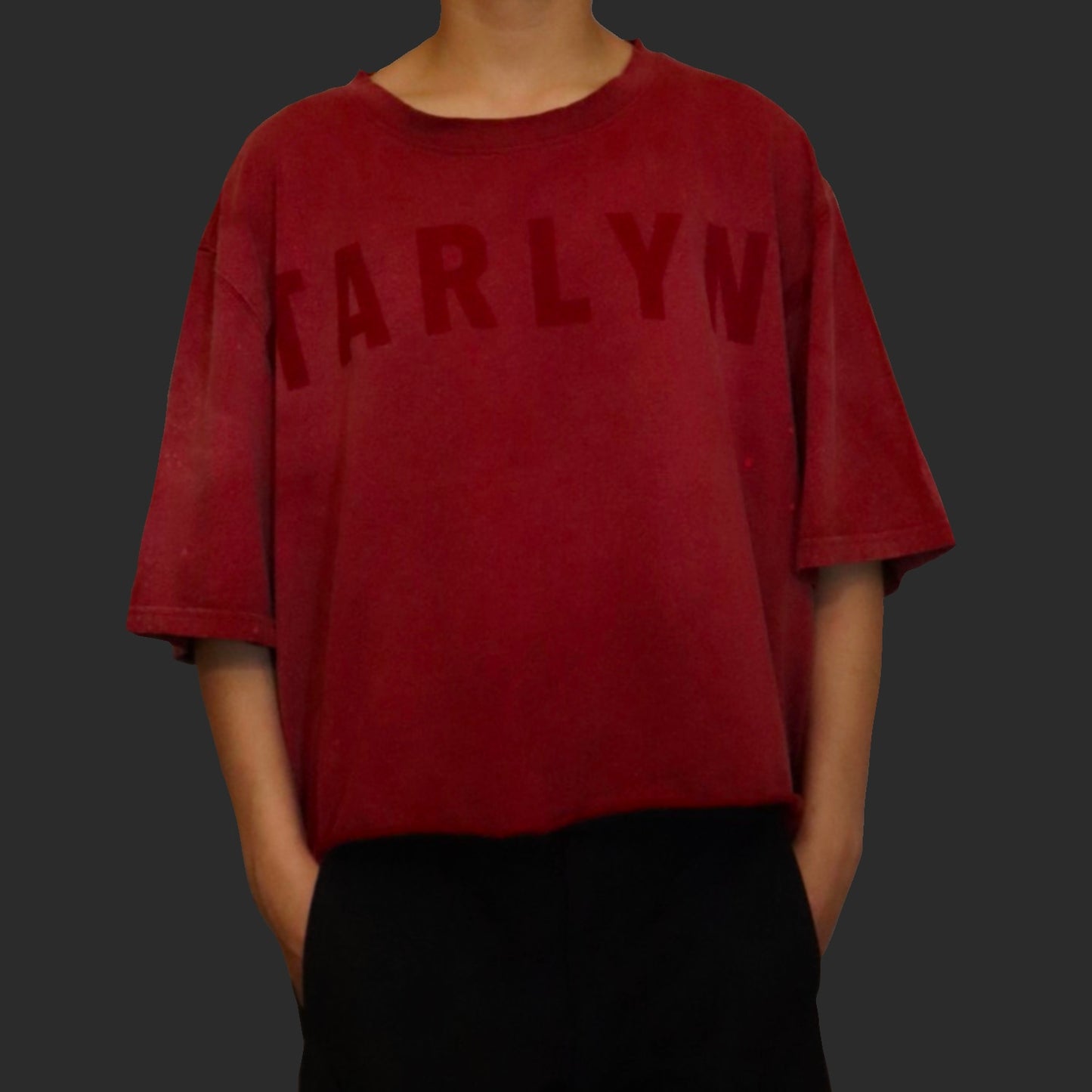 Faded "Super-Cropped" Tee